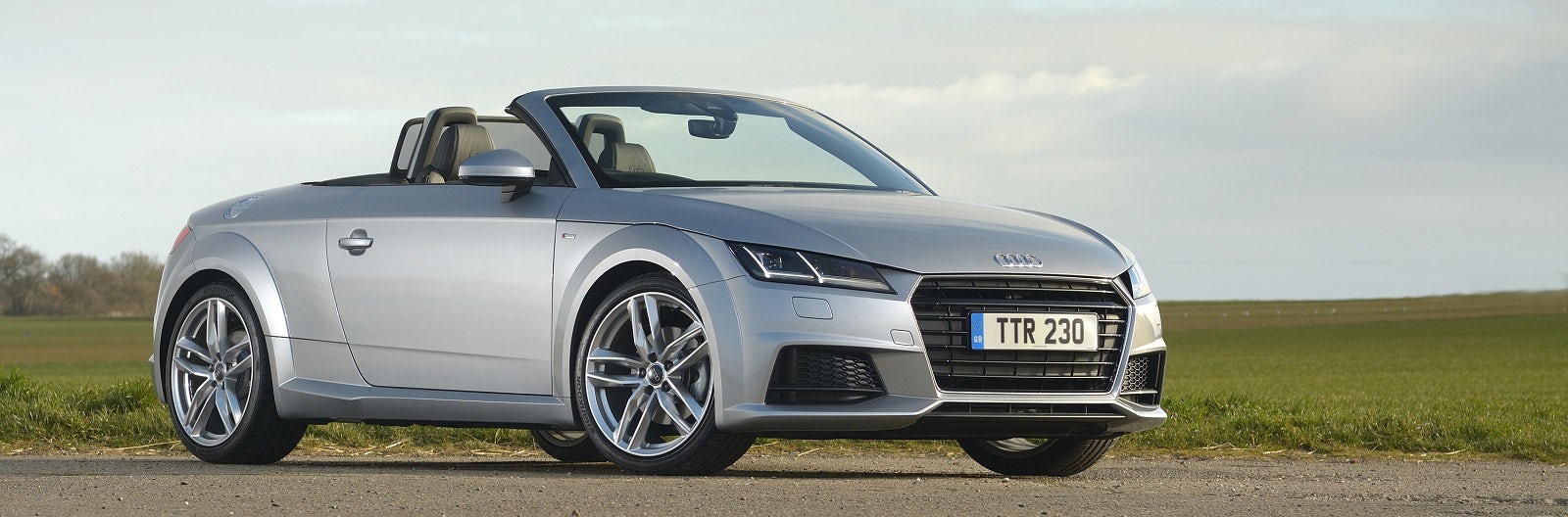 Silver Audi TT Roadster