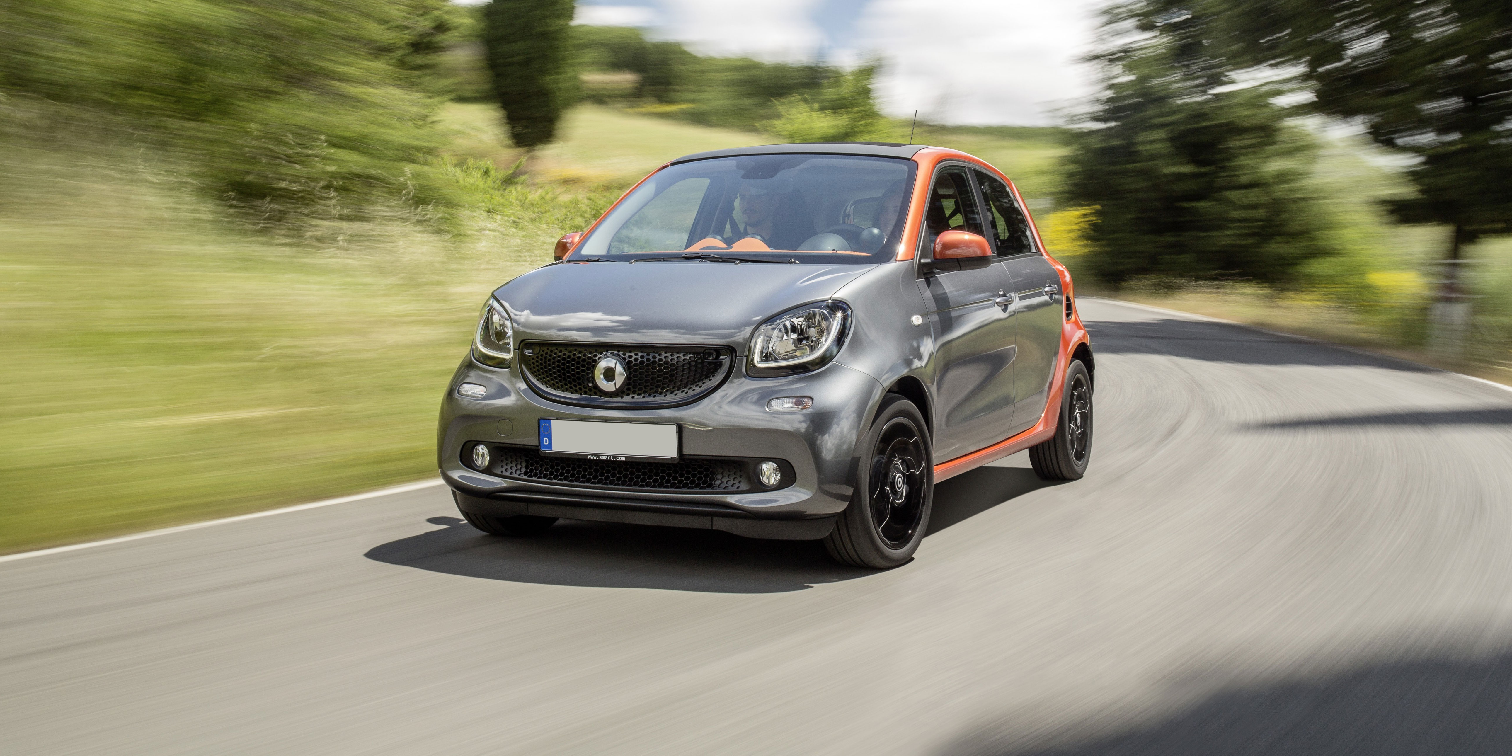 The New Smart Forfour (453型) フォーフォー専用 リアルカーボン エア