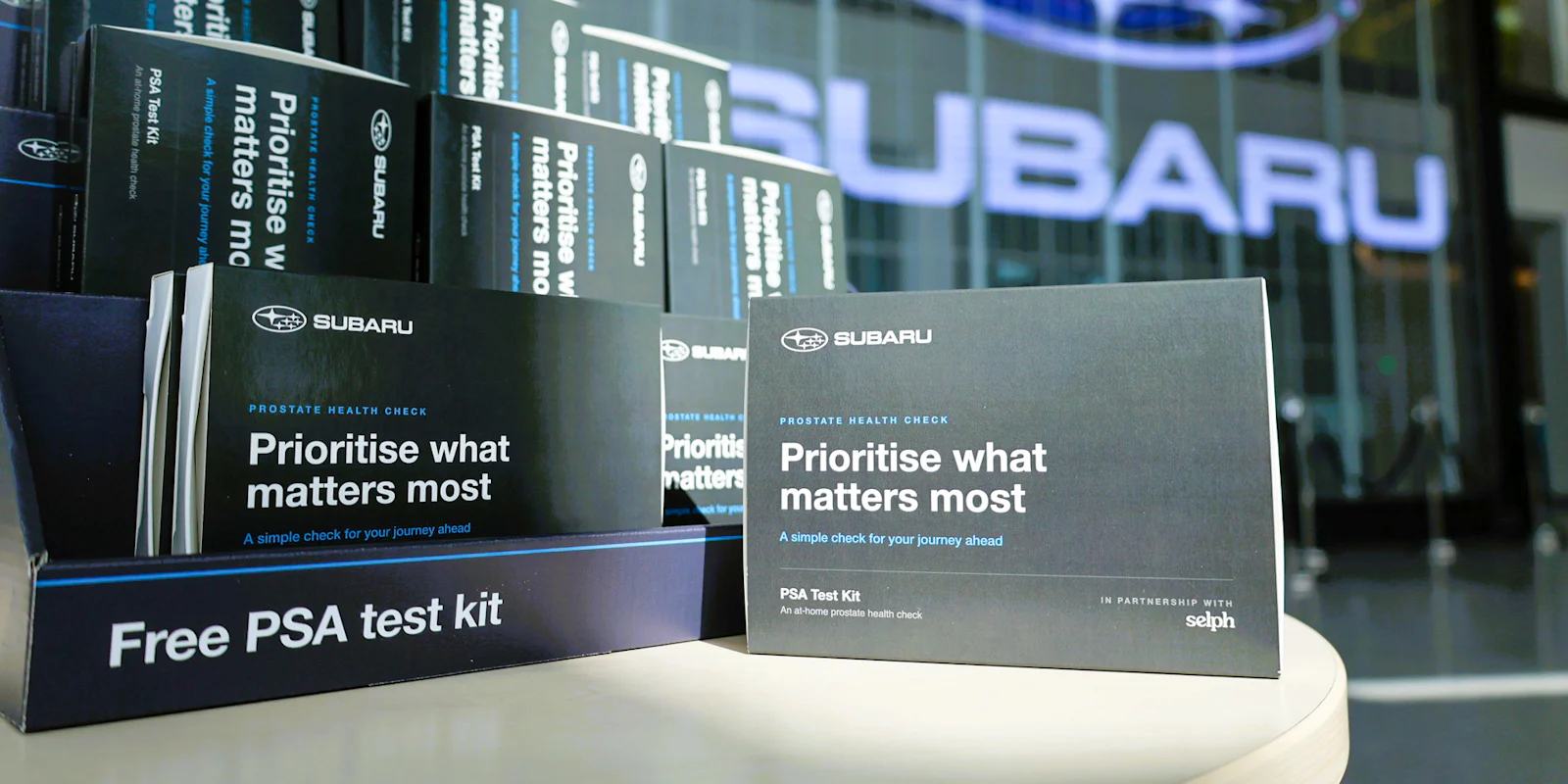 Your local Subaru dealer now offers free prostate cancer tests