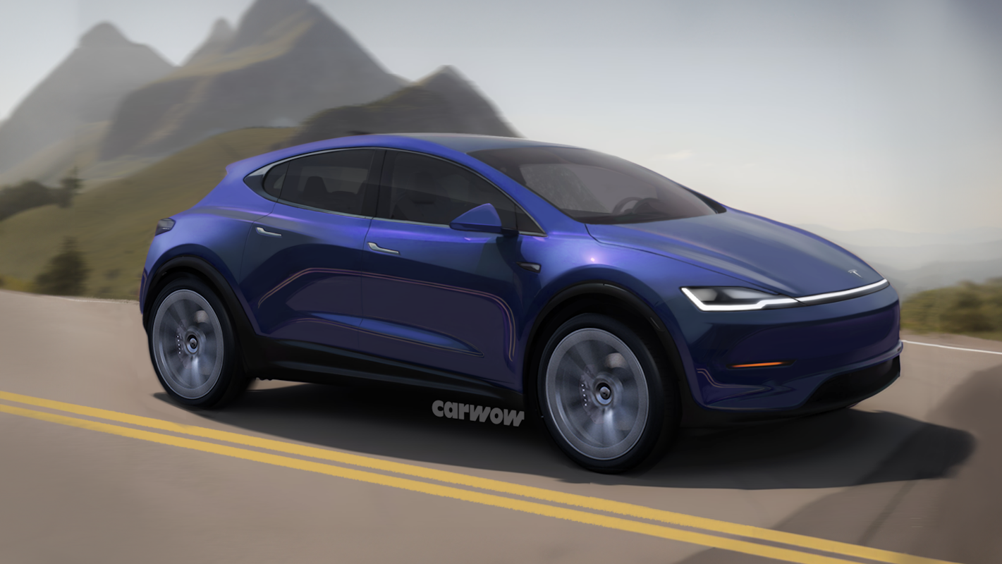 New Tesla Compact EV coming next year: Carwow renders new budget
