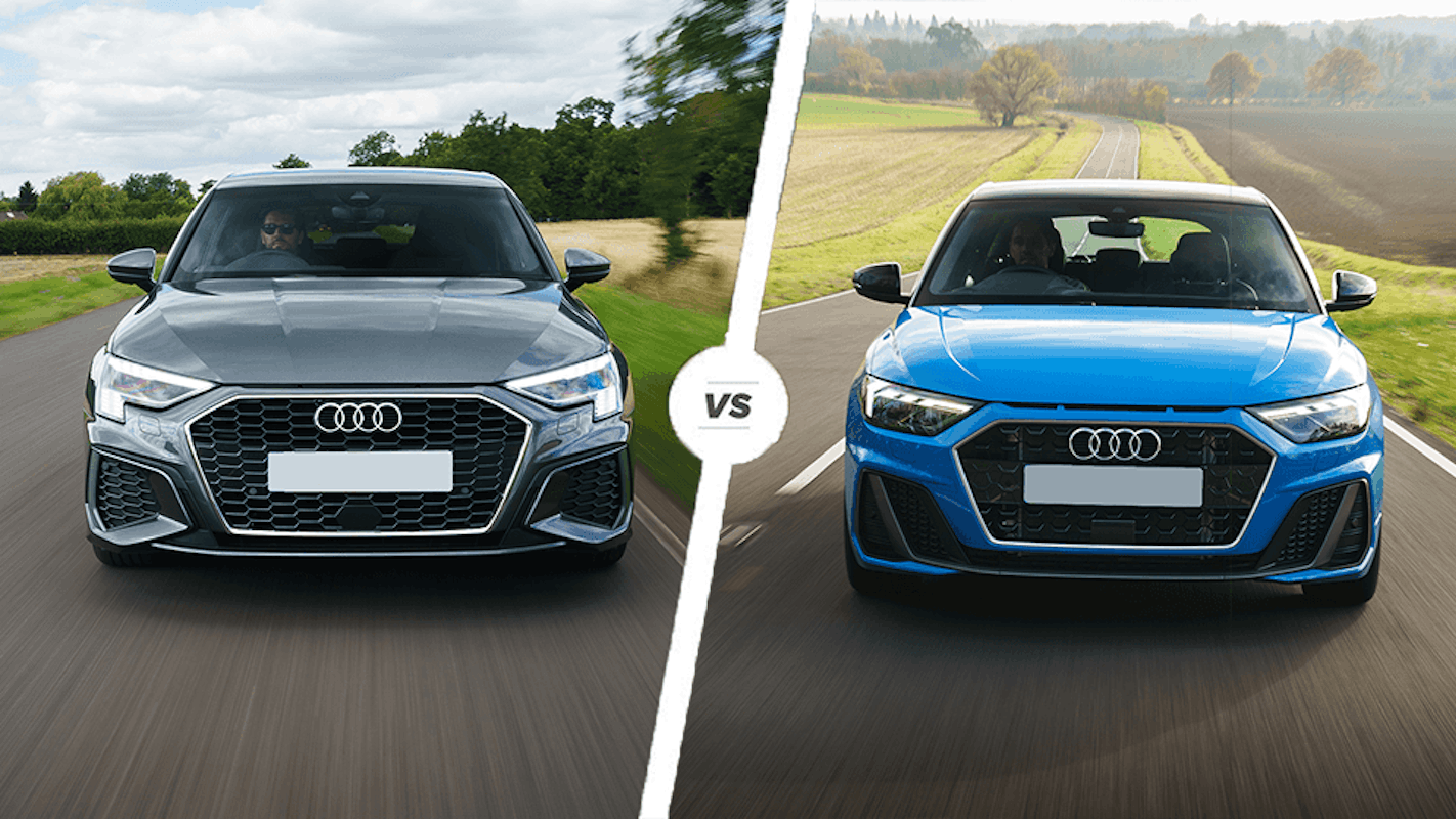 Audi A1 vs A3 side-by-side comparison