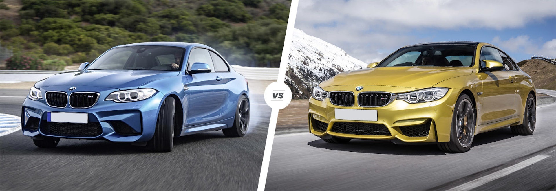 BMW M2 vs M4 sidebyside comparison carwow