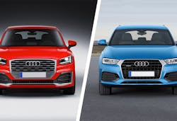 Audi Q3 Vs Audi Q5 Side By Side Uk Comparison Carwow