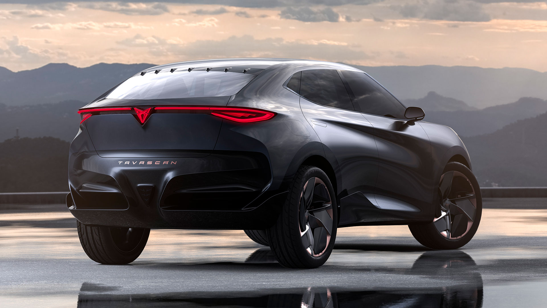 New Cupra Tavascan EV Confirmed For 2024 Price Specs And Release Date   Cupra Tavascan Concept Parked Rear 2 