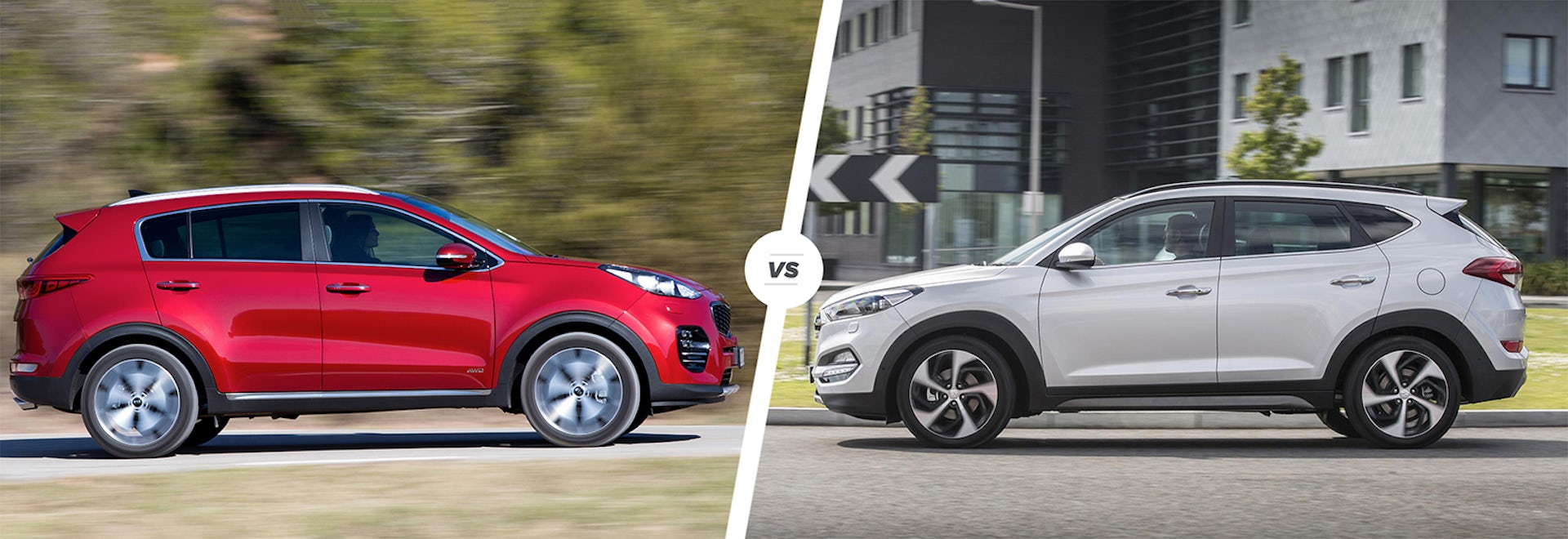 Kia Sportage vs Hyundai Tucson comparison carwow