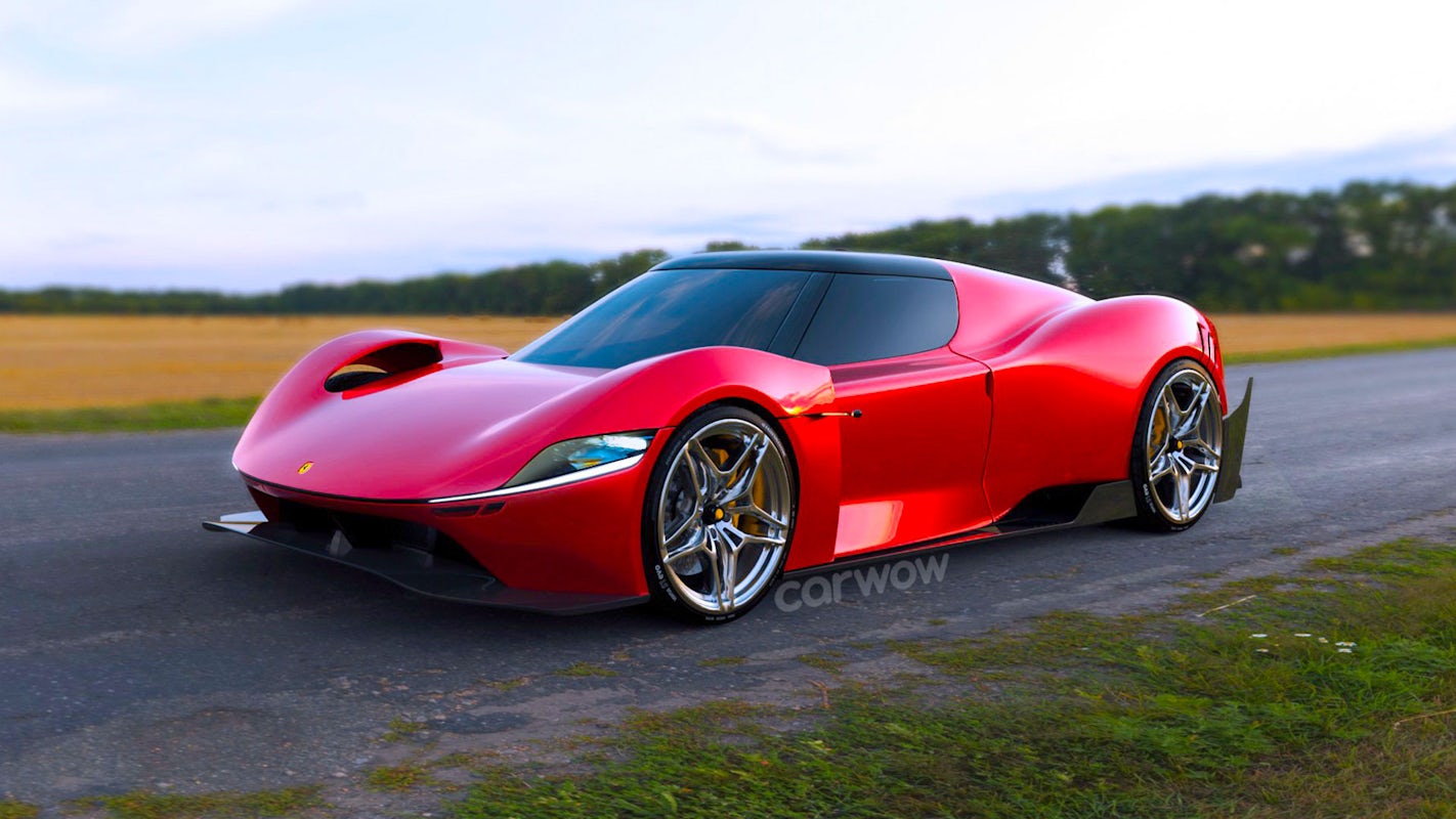 Nuevo Superdeportivo Ferrari Eléctrico De Cuatro Motores En Camino ¿se
