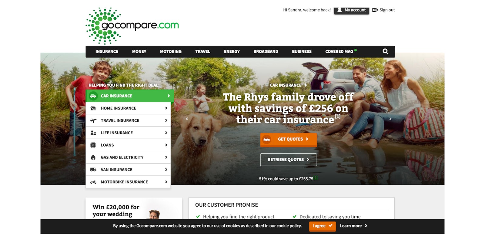 Car Insurance Responsive Website Template #57558
