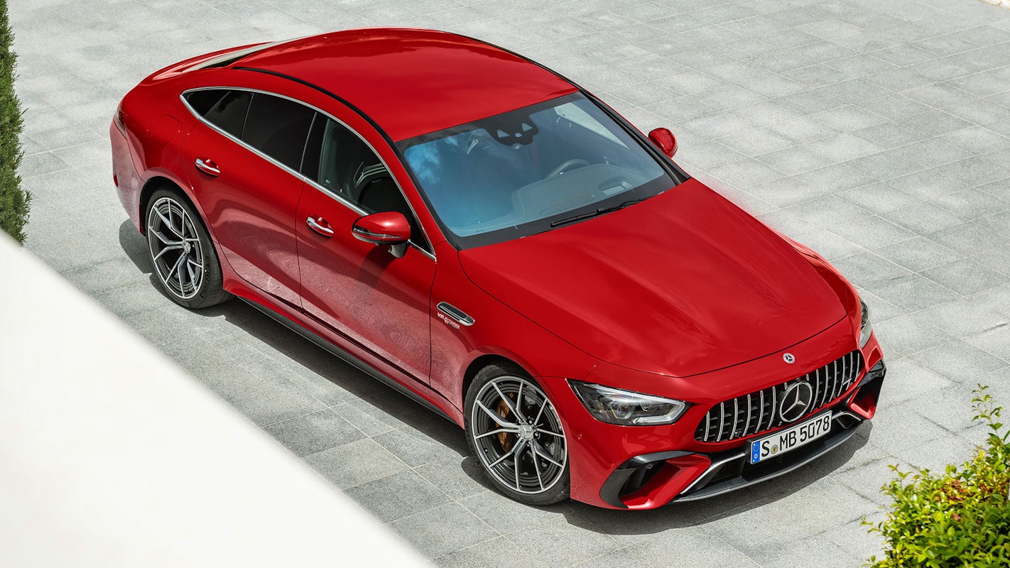 Central Rear Splitter (with vertical bars) Mercedes-AMG GT 63S 4