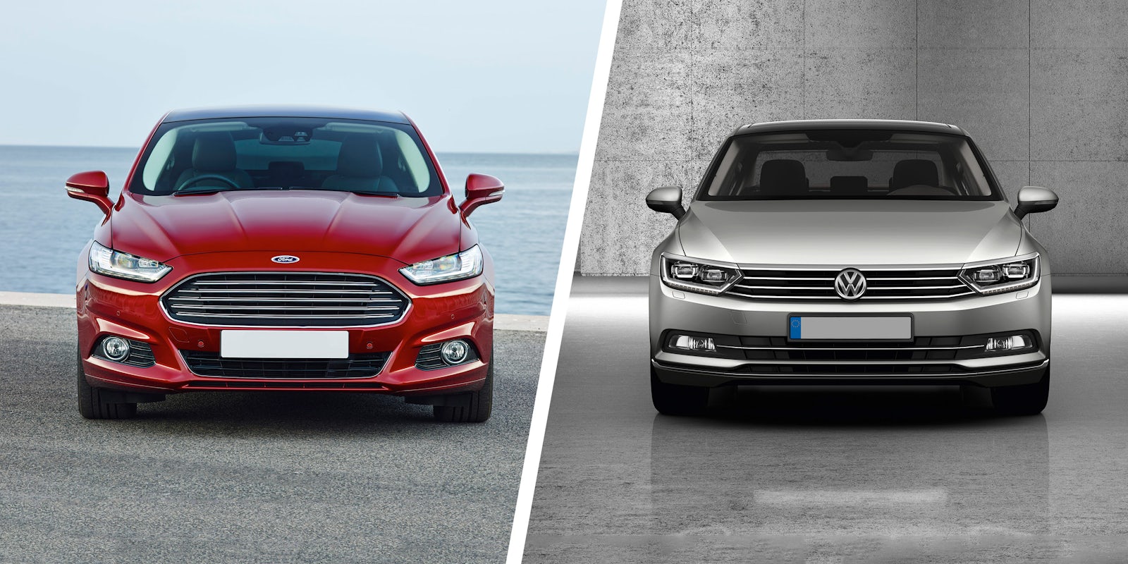 Ford Mondeo vs VW Passat family cars compared
