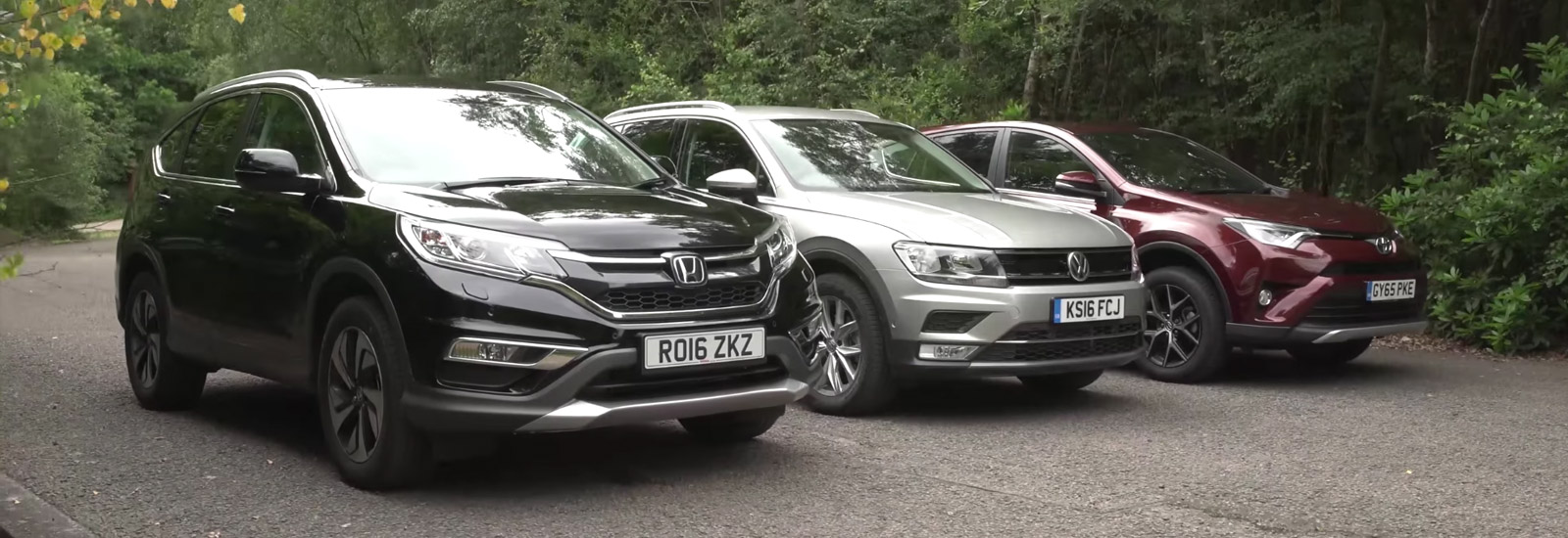 VW Tiguan vs Honda CR-V vs Toyota RAV4 video group test  carwow