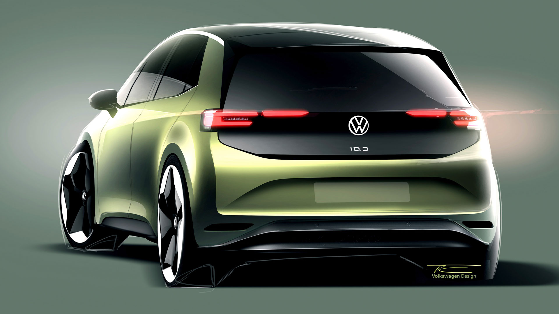 New VW ID3 Teased Before Spring 2023 Reveal Price Specs And Release   Vw Id3 2023 Teaser Rear 1 